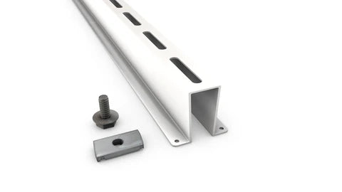 Bin/Tote Slide Channel Rail