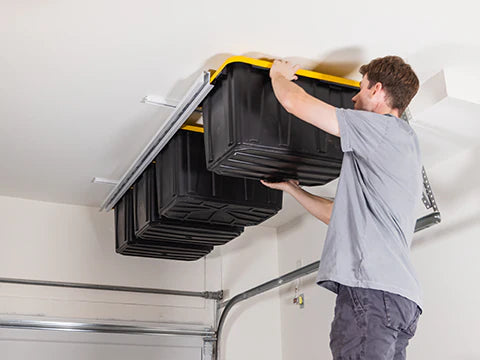 Bin/Tote Slide with Adjustable Rails