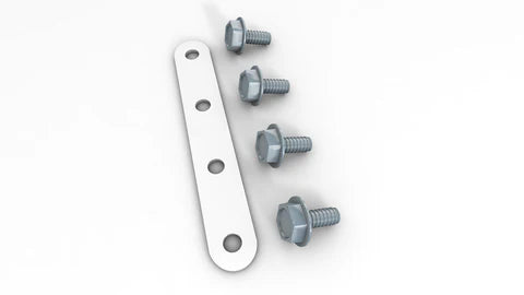 Bin/Tote Slide Channel Rail Connector