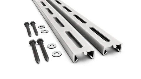 Bin/Tote Slide Support Rails