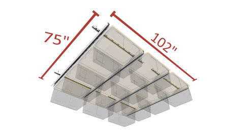 Bin/Tote Slide Pro (Adjustable Rails)