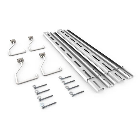 Bin/Tote Slide Utility Hooks & Rails