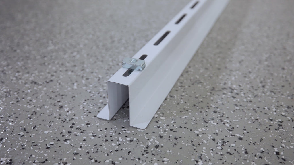 Bin/Tote Slide Channel Rail